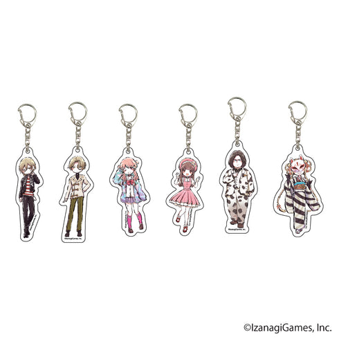 『冤罪執行遊戯ユルキル』アクリルキーホルダー 01/BOX(全6種)(グラフアート)